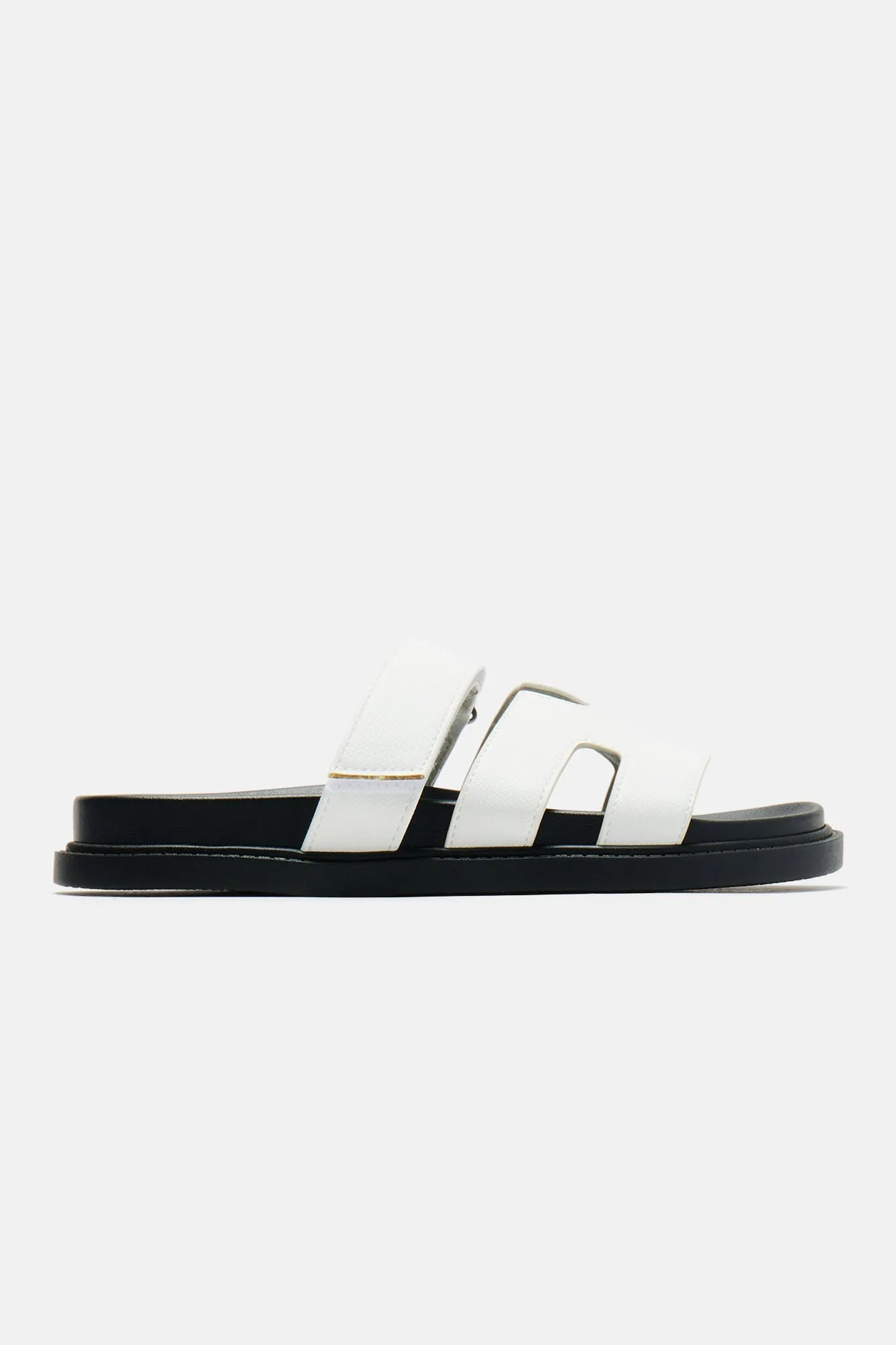 Amozae-Agnes Flat Sandals - White