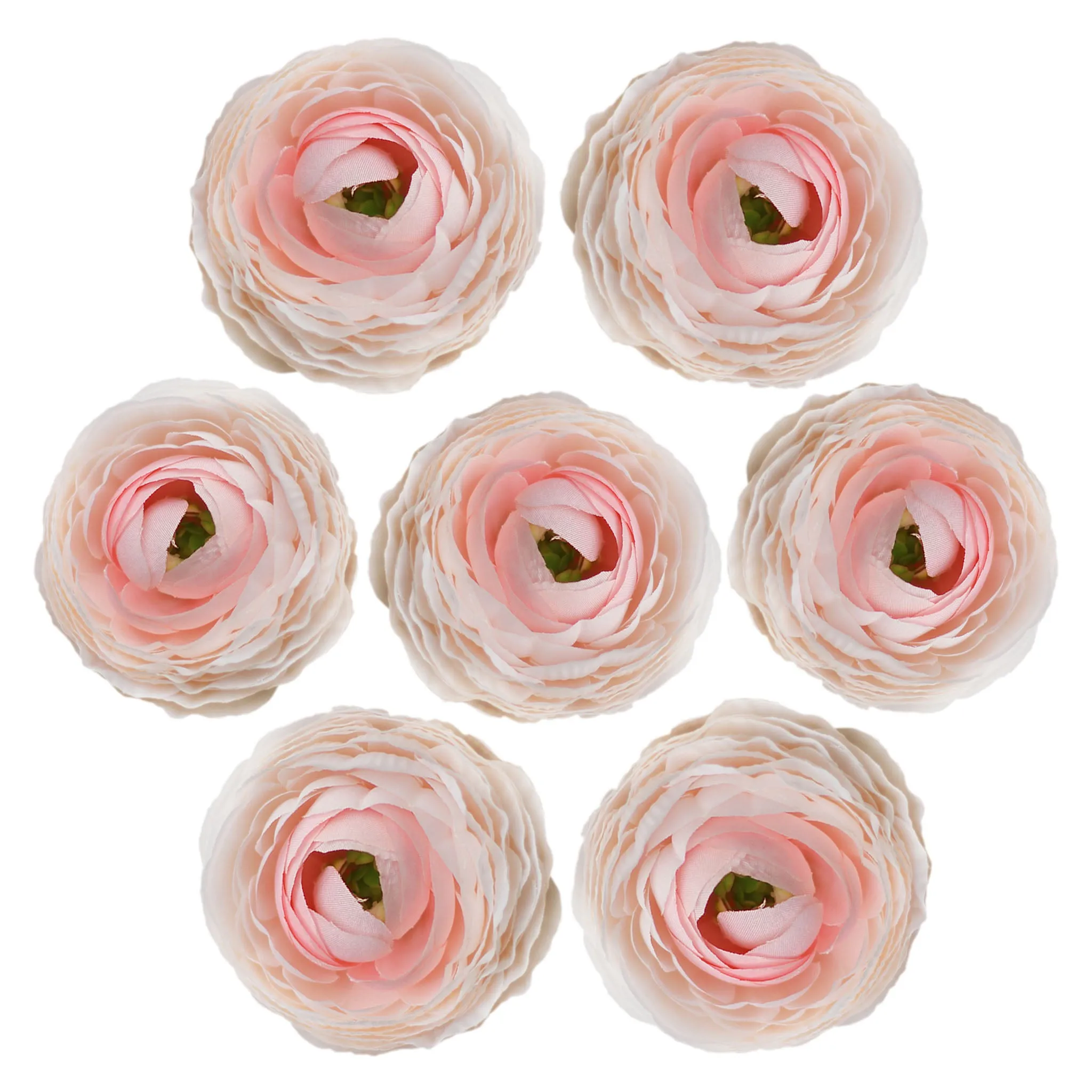 Artificial Ranunculus Flower Heads 50 Bulk