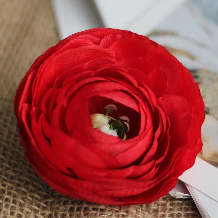 Artificial Ranunculus Flower Heads 50 Bulk