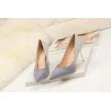 Autumn Gradient Color Pointed Stiletto Super High Heel Shoes