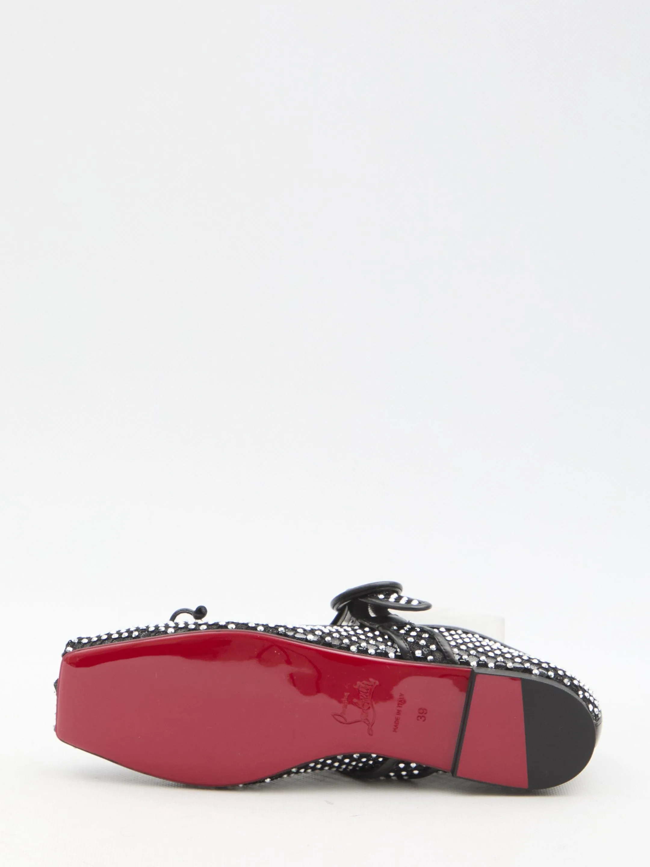 Christian Louboutin Mamastrapitina Crystal  Ballerinas Flats
