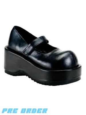 DEMONIA DOLLIE-01 - BLACK VEGAN LEATHER  ✰ PRE ORDER ✰