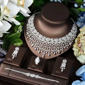 Elegant Nigerian Bridal Necklace Set