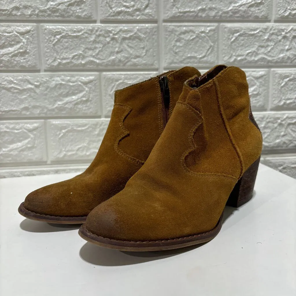 Suede Leather Ankle Boots