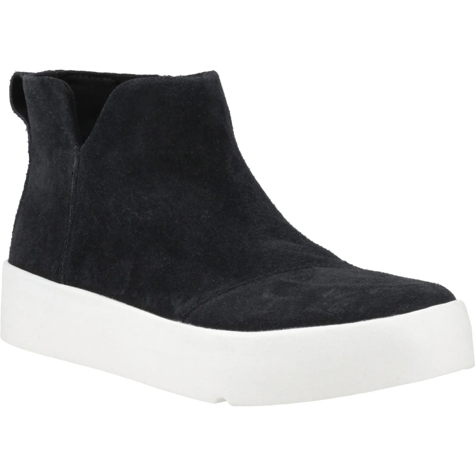 TOMS Verona Mid Leather Women's Black Boots